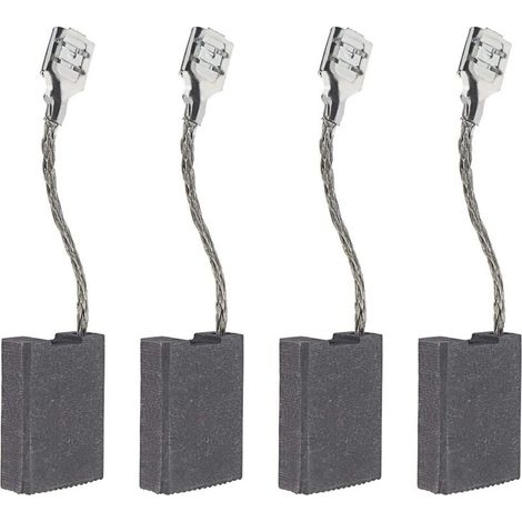 Lot de 2 paires de balais de charbon pour meuleuse d'angle 1607014171 avec arrêt automatique, 22 x 16 x 6,3 mm, compatibles avec Bosch GWS 18-230, 19-230, 20-230 H, 21-230