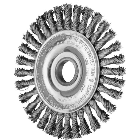 PFERD TOOLS PIPELINE Bürste gezopft RBG Ø 100x6x22,2 mm Stahl-Draht-Ø 0,50mm Winkelschleifer 10 Stk (1/5)