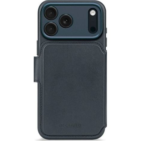 Decoded Leather Detachable Wallet iP 17 Pro Max Navy Shadow (1/5)