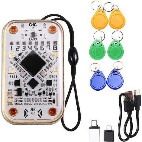 Chameleon Ultra RFID-Chip-Lesegerät + Smart-Key-Fob-Emulator 2XT5577/CUID/UID, IC-ID-Karten-Dekodierung, NFC-Lesen/Schreiben (1/5)