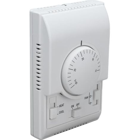 Interrupteur thermostatique central mécanique à 2 voies pour climatisation 110-220 V (1/5)