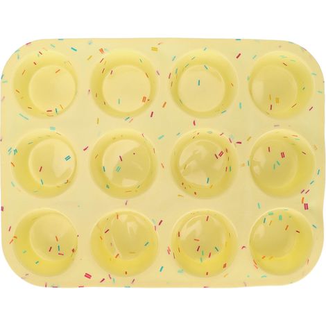 Silikon-Backform mit 12 Mulden, vielseitige Ostereierform zum Backen (1/5)