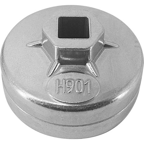 Clé Pour Bouchon Filtre Huile, Clé Filtre à Huile En Aluminium, Capuchon 14 Cannelures, Outil de Vidange Voiture (65mm) (1/5)
