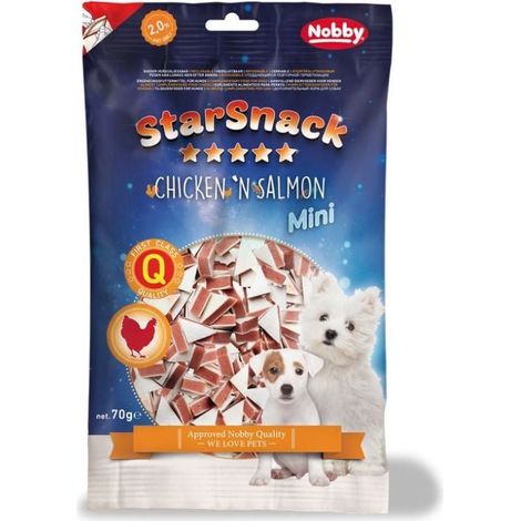 Nobby StarSnack Mini Chicken 'n Salmon 70 g Snacks