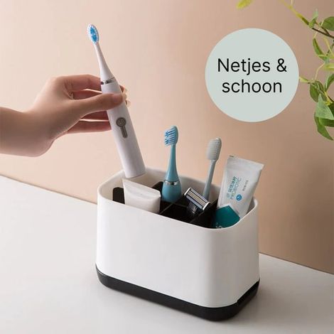 Porte-brosse à dents électrique créatif, étagère de rangement pour dentifrice, rangement pour produits de toilette, étagère à peignes. (1/5)