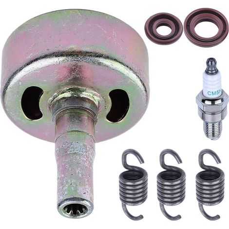 Adefol Trimmer Brush Cutter Engine Part 9T Clutch Drum Spring Oil Seal Set for Hond GX25 Replacement Parts with Spark Plug for 91211-Z0H-003, 91212-Z0H-003 (1/5)