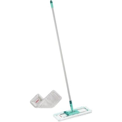 LEIFHEIT Mocio per pavimenti PROFI XL Micro Duo con asta in metallo + SuperDuster per pavimenti IN OMAGGIO 55393