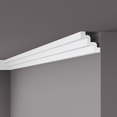 Eckleiste NMC Z52 ARSTYL Noel Marquet Zierleiste Stuckleiste Modernes Design weiß 2 m (1/5)