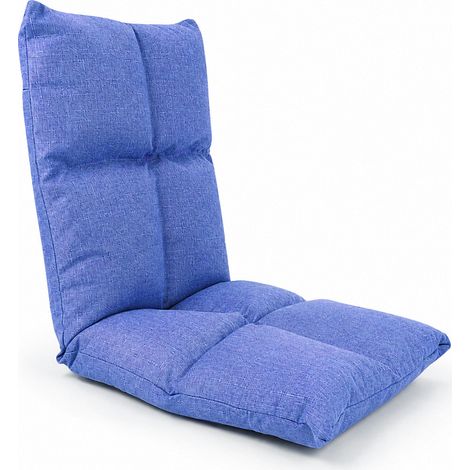 Aga Poltrona reclinabile da pavimento 36x48x48 cm Blu (1/5)