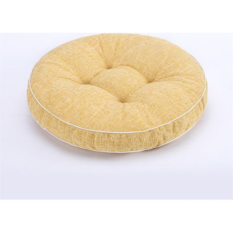 Cojín redondo para silla, cojín antideslizante para interior/exterior, ideal para terraza, cocina u oficina (50x50cm) (1/4)