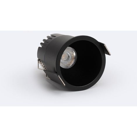 Foco Downlight LED 8W Corte Ø 52 mm Mini Deep 2700K - 3200K - 4000K Negro Seleccionable (Cálido-Neutro) (1/4)