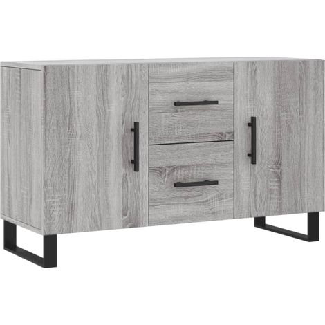 Maison Exclusive - Credenza Grigio Sonoma 100x36x60 cm in Legno Multistrato (1/5)