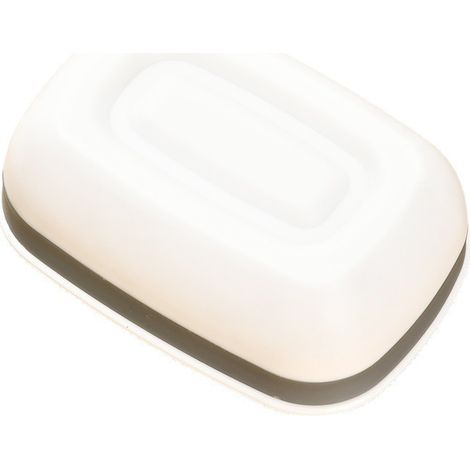 Porte-savon en plastique 2 pièces porte-savon pour salle de bain voyage randonnée camping avec sac de savon en sisal 2 pièces (1/4)