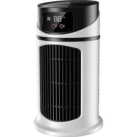 Petit ventilateur de bureau silencieux Ventilateur de chevet Faible bruit à vitesse variable Refroidisseur de charge USB pour atelier, garage, chambre à coucher, salle de classe, dortoir (1/5)