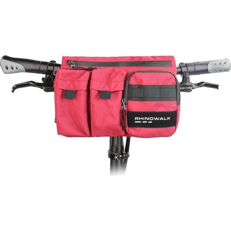 Lenkertasche Vordertasche Schultergurt Rennrad Mountainbike Rot-2l (1/5)