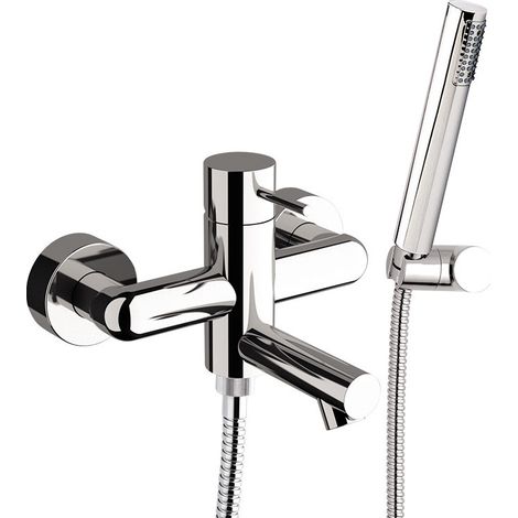 MONOCOMANDO VASCA CON ACCESSORI LINEA ULTRAMINIMAL Misura: Cromo (1/3)