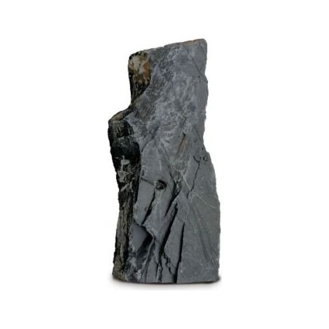 Monolite punta in pietra naturale "Ardesia Nera Extra" [peso 530 kg h. 185 cm]