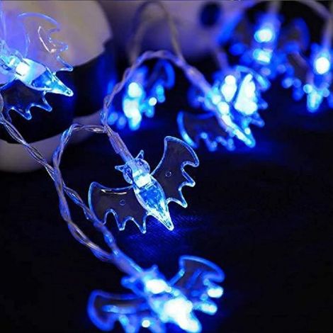 Lumières de chauve-souris Halloween,guirlandes lumineuses Halloween 3M 20LED,éclairage de décoration d'Halloween,décoration de guirlandes lumineuses d'Halloween,guirlandes lumineuses à LED,guirlande l