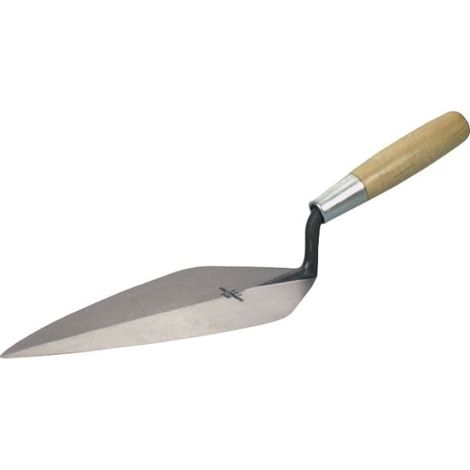 33 London Pattern Brick Trowel Wooden Handle 13in M/T3313 (1/2)