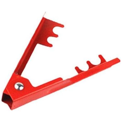 QORVA-Outil pour enlever les clips et les feuilles (rouge) (1/4)