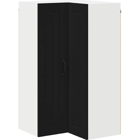 Meubles de Rangement,Armoire de cuisine Noir 57 x 57 x 100 cm Bois d'ingénierie CFW828108 (1/5)