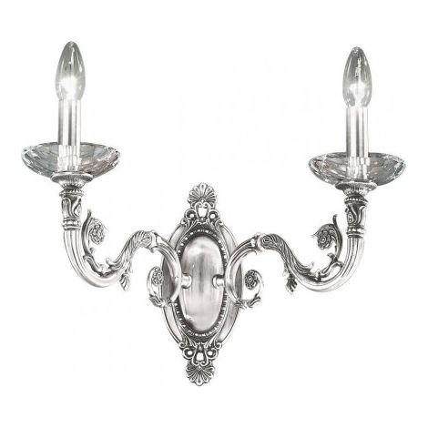 Kolarz CONTARINI Bougie Applique Murale 2 Lumière Chrome (1/5)