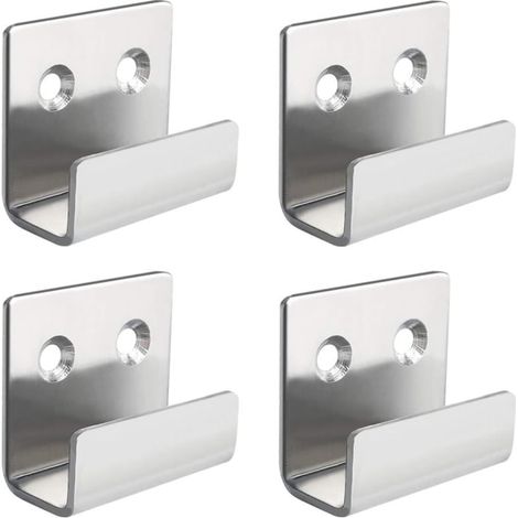 Kleiderstange aus Edelstahl, Bilderhaken, Spiegelklemmen, Spiegelhalterungen, Aufhängesets (15 mm Innenbreite) – AquaForge