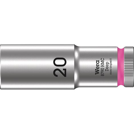 Wera 8790 HMC Deep Steckschlüsseleinsatz mit 1/2"-Antrieb, 20 x 83 mm (1/5)