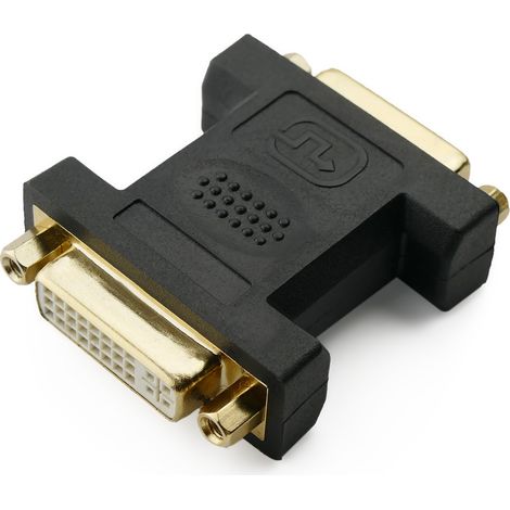 BeMatik - Adaptateur DVI-I femelle à femelle DVI-I Dual Link (1/4)