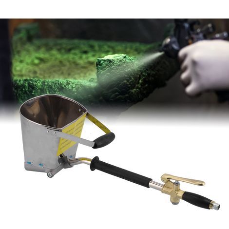 Pistolet à Mortier de Ciment, Machine à Projeter Plâtre avec Poignée et Réservoir