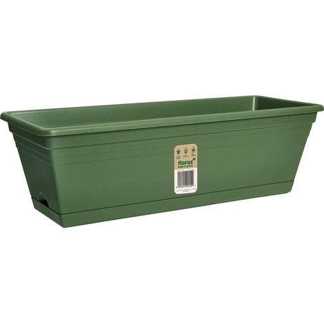 FLORUS FIORIERA MEDITERRAN BALCONY TROUGH 60CM VERDE