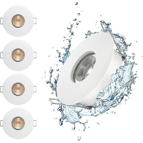 Plafonnier LED encastré, 5 W 450 lm, trou ouvert (1/3)