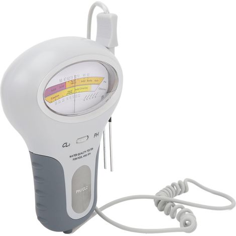 Testeur de qualité de l'eau (pH/Cl2) - Appareil de mesure du chlore portable professionnel pour piscines et spas (1/5)