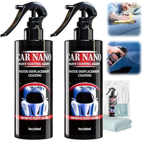 Shiny Car Stuff,Car Scratch Remover,High Protection 3 En 1 Voiture Spray Réparation Nano de Voiture， (1 Pièce,250 Ml)