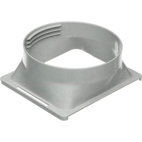 Raccord de tuyau d'échappement pour climatiseur portable 5,9 pouces/6 pouces, adaptateur de fenêtre, connecteur de tube d'unité de climatisation, accessoires de climatisation mobile, carré à rond (1/4)
