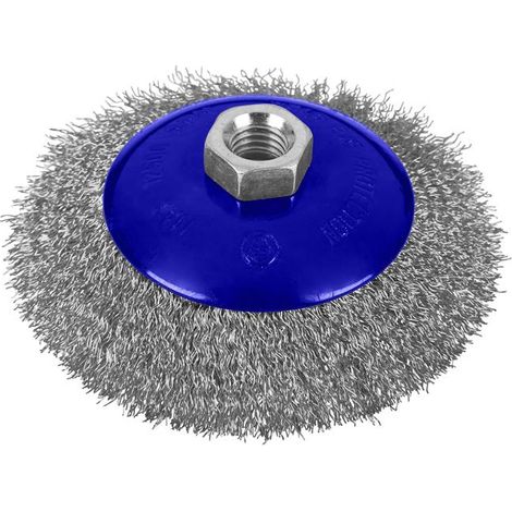 BlueSpot Tools 19220 Steel Bevel Wire Cup Brush 115mm M14 X 2 B/S19220 (1/2)