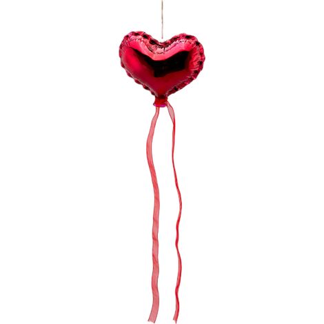 EDG Enzo De Gasperi Decorazione di Natale Palloncino Cuore Vetro D 12 Cm Burgubdy (1/2)