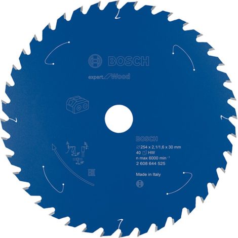 Bosch Zubehör Expert for Holzkreissägeblatt (Holz, 254 x 30 2,1 mm, 40 Zähne, schnurloses Zubehör) (1/5)