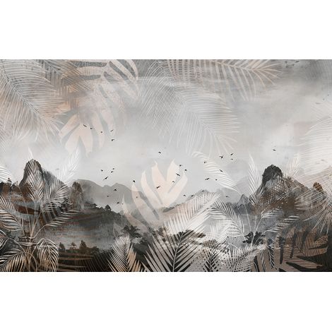 Papier peint panoramique - Plantes sauvages - 130 cm x 83 cm (1/2)