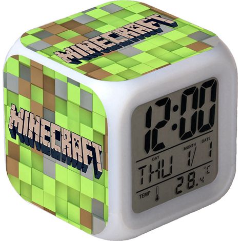 Minecraft Multifunktions-LED-Digitalwecker
