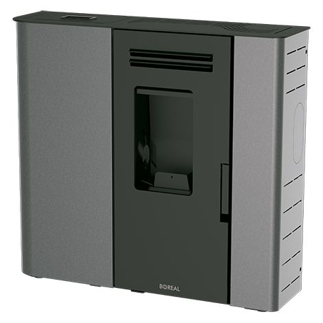 BRICOSOL ESTUFA DE PELLET EXTRAPLANA BOREAL 9 KW GRIS (1/4)