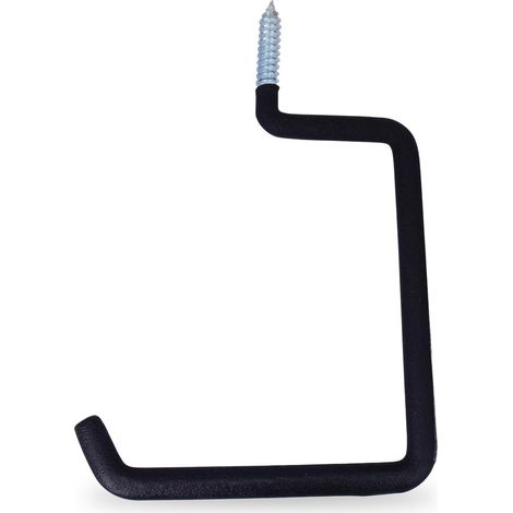 Crochet pour Accrocher Outils - Support Mural en Acier Antidérapant - Capacité de Charge 25 kg - pour Vélos et Jardin - Installation Facile (1/5)