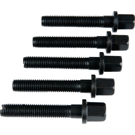 KS Tools Abziehschrauben mit Bund und Reinigungsnut M14, 5er Pack