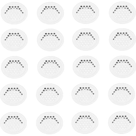 Grille Aerartion 20 Pièces Grille Ventilation 35mm Grille Aeration Grille de Ventilation Grille D'aération Trou Inox Blanc Ronde Grille Ventilation pour Cuisine Armoire Meubles-RAPANDA (1/4)