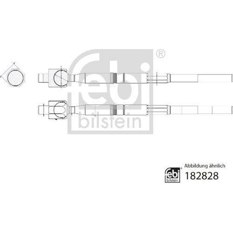 Tirante laterale (senza estremità) FEBI BILSTEIN FE182828
