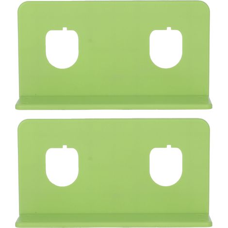 2Pcs Battery Wall Mount Holder Green Sturdy Wear Resistant Convenient Installation Battery Holder for RYOBI