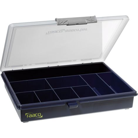 raaco Assorter 5-9 Sortimentskasten (L x B x H) 240 x 195 x 43 mm Anzahl Fächer: 9 feste Unterteilun