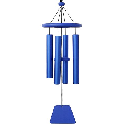 Carillon éolien d'extérieur pour maison, patio, jardin, intérieur et extérieur (bleu) (1/5)