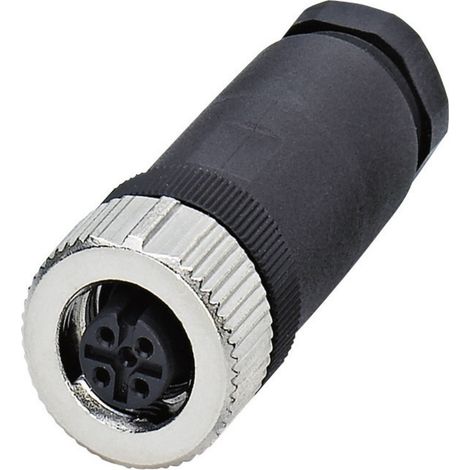 Phoenix Contact 1662968 Sensor-/Aktor-Steckverbinder, unkonfektioniert M12 Buchse, gerade Polzahl S (1/2)