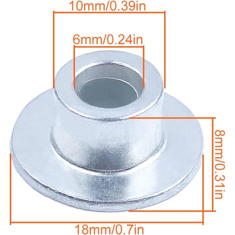 Rondelle de bague de poignée de frein 503775201 compatible avec Husqvarna 385 362 365 371 372, bague de poignée de frein (1/5)
